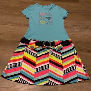 Kids size 10-12 Pink & Violet brand dress